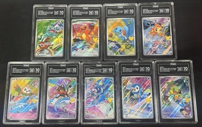 First Partner Series 1 Promo Set 9x All TAG 10 Charmander