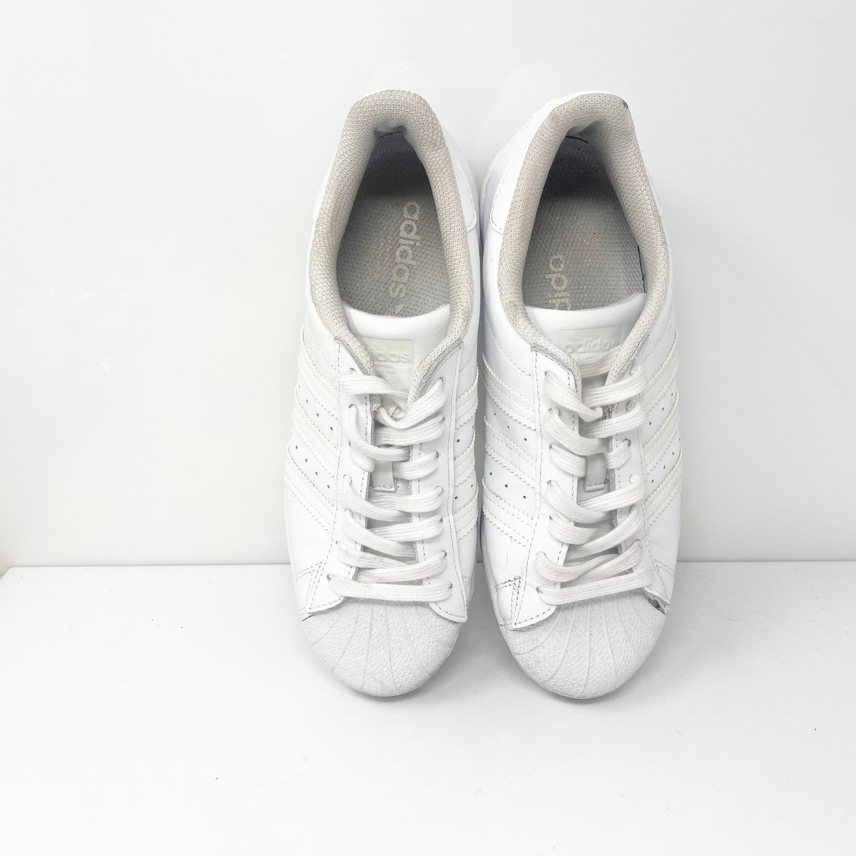 Size 8 - adidas Superstar Triple White W for sale online | eBay