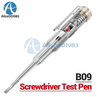 B09 70-250V One-word   LED Induction Detection Breakpoint Electric Pen #xh