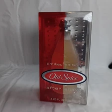Old Spice Limited Edition After Shave 4.25 oz Star Cap Bottle NIB Vintage Rare