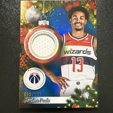 Jordan Poole Wizards PR-JP Blue /299 MEM