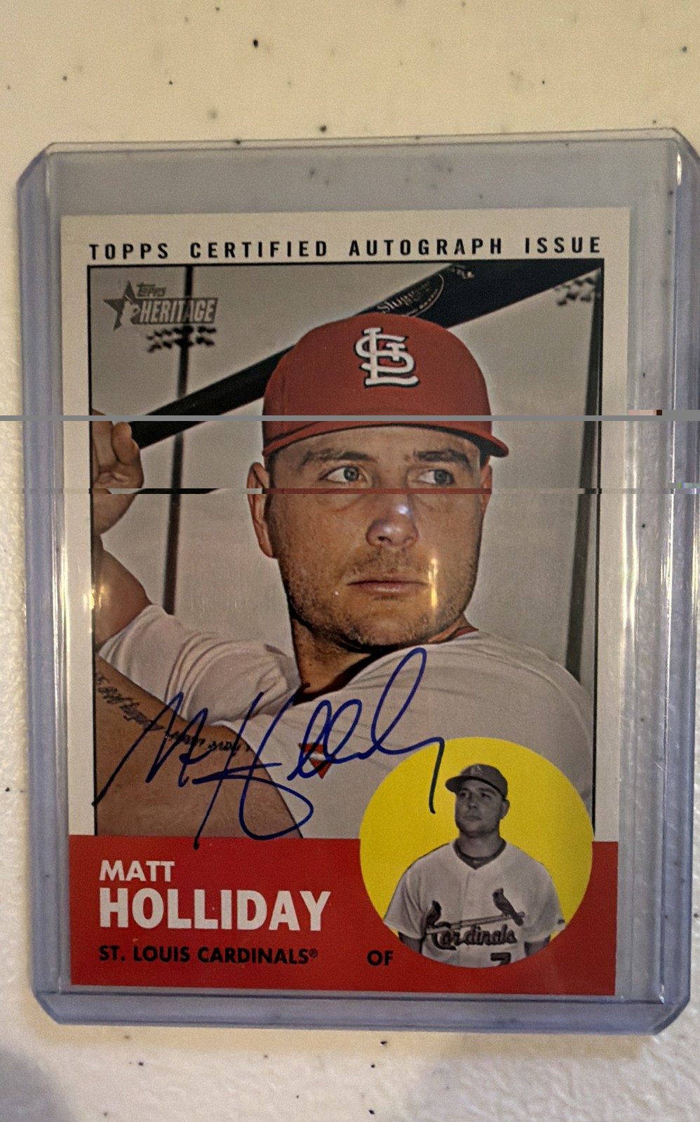 2012 Topps Heritage - Real One Autographs Matt Holliday #ROA-MH (AU)