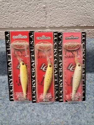3 LUCKY CRAFT Pointer 78DD OGs 3/8oz 78mm Luckycraft Suspending Jerkbait Rare!