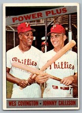 (76293) 1966 Topps #52 Power Plus Johnny Callison Covington Phillies
