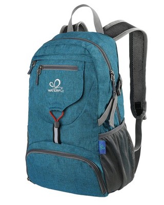Waterfly ultraleichter faltbarer Rucksack: 20L Packable M, Teal Blue 