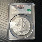 2019 American Silver Eagle CACG MS 70 Ron Drzewucki Signed B002