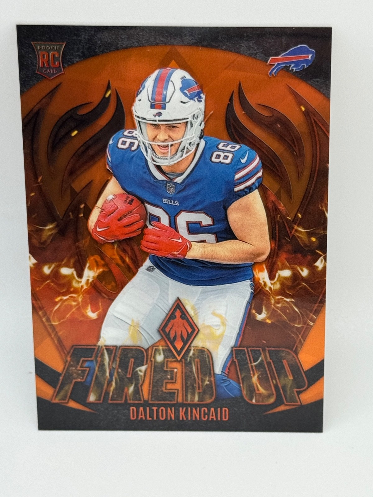 2023 Panini Phoenix Fired Up Orange /75 Dalton Kincaid #FU-20 Rookie RC