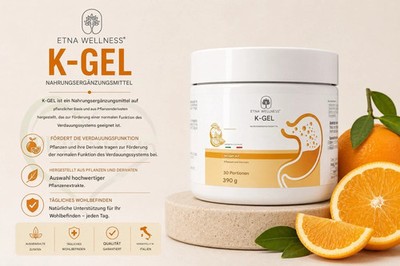 Etna Wellness K-Gel Für Verdauung und seelisches Wohlbefinden Orangengeschmack