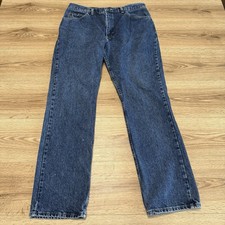 Vintage Lee Jeans Men's 38x32 Blue Denim Regular Fit Zip Fly 2008940