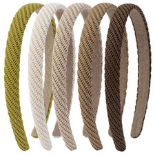 5 Pack Headbands for Women Girls Non Slip Knitted Hairbands Head Bands Trendy Ha