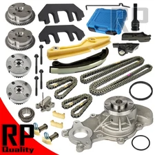 Water Pump Timing Chain Kit Tool Cam Gear Fit Ford F-150 Transit 350 HD V6 3.7L
