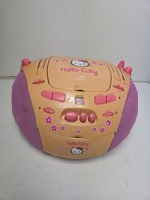 Hello Kitty CD Cassette Tape AM/FM Stereo Radio Boombox Tape Player Going Bad