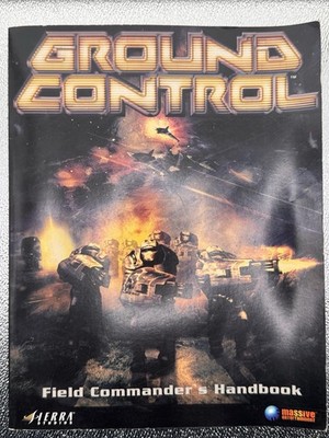 Ground Control (PC, 2000) Original Field Commander's Handbook Sierra RTS
