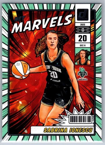 2025 Donruss WNBA Sabrina Ionescu Net Marvels #7
