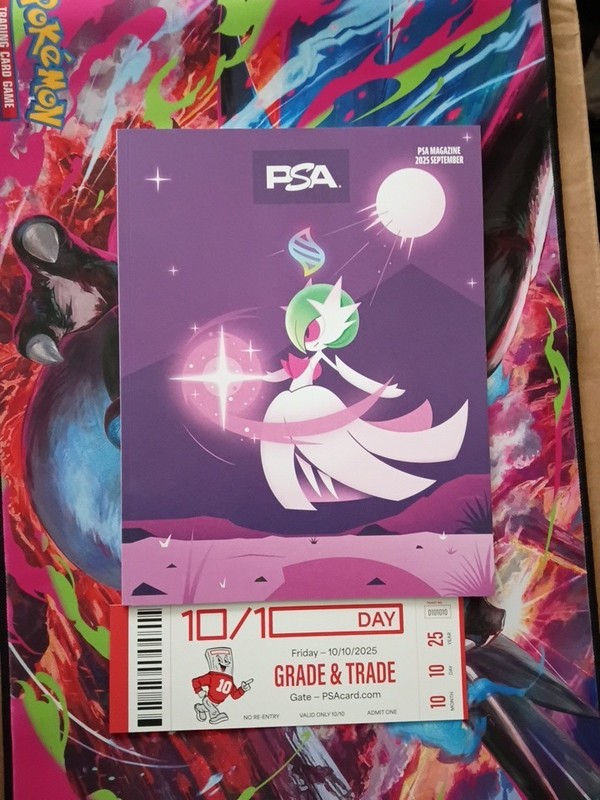 PSA Magazine Mega Gardevoir Special Cover Variant Sept 2025 w/ 10/10 day ticket