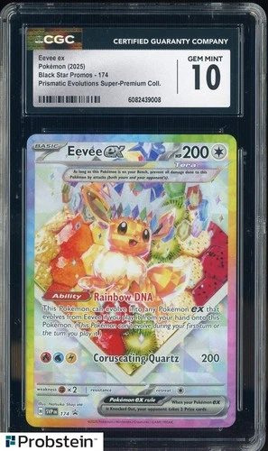 2025 Pokemon SVP EN BSP Super Premium Collection #174 Eevee ex CGC 10