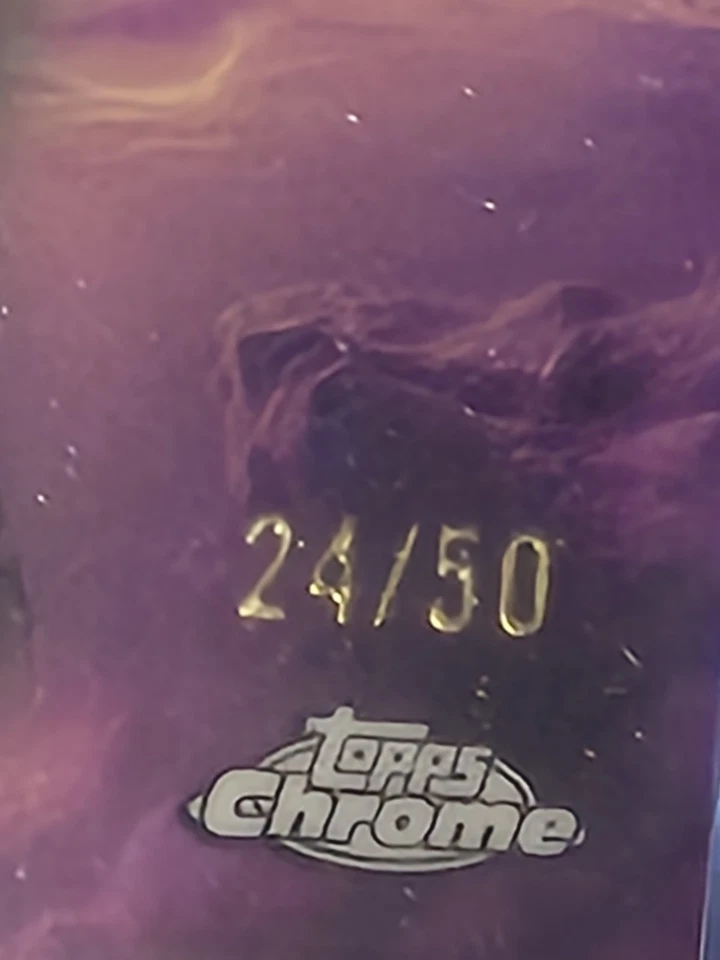 FERN- 2025 Topps Star Wars Sapphire Orange Refractor 24/50 - Image 2 of 4