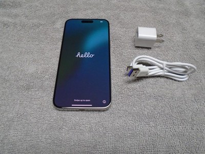 Apple iPhone 15 Pro Max, 256gb, Natural Titanium, Carrier Unlocked, Excellent!!