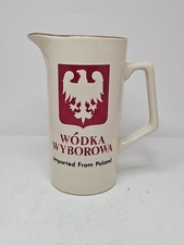 De colección Vodka Wyborowa El Vodka Original Importado Jarra Licor Barware