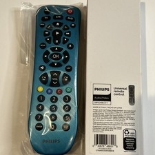 Philips Audio/Video Universal Remote Control Brushed Electric Blue SRP3249B/27-1