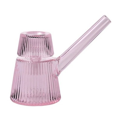 NWTN Dec Collectible Glass Hookah Bubbler Bong Tobacco Water Hand Pipe P