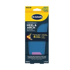 Dr. Scholls  Heel Arch All-Day Pain Relief Orthotics, Mens 8-12, 1 Pair, 3/4...