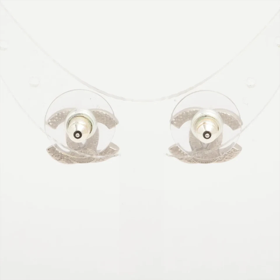 Chanel Coco Mark F24V Piercing Joyería (para ambas orejas) GP×Diamantes de imitación Plata Foto 2 de 4