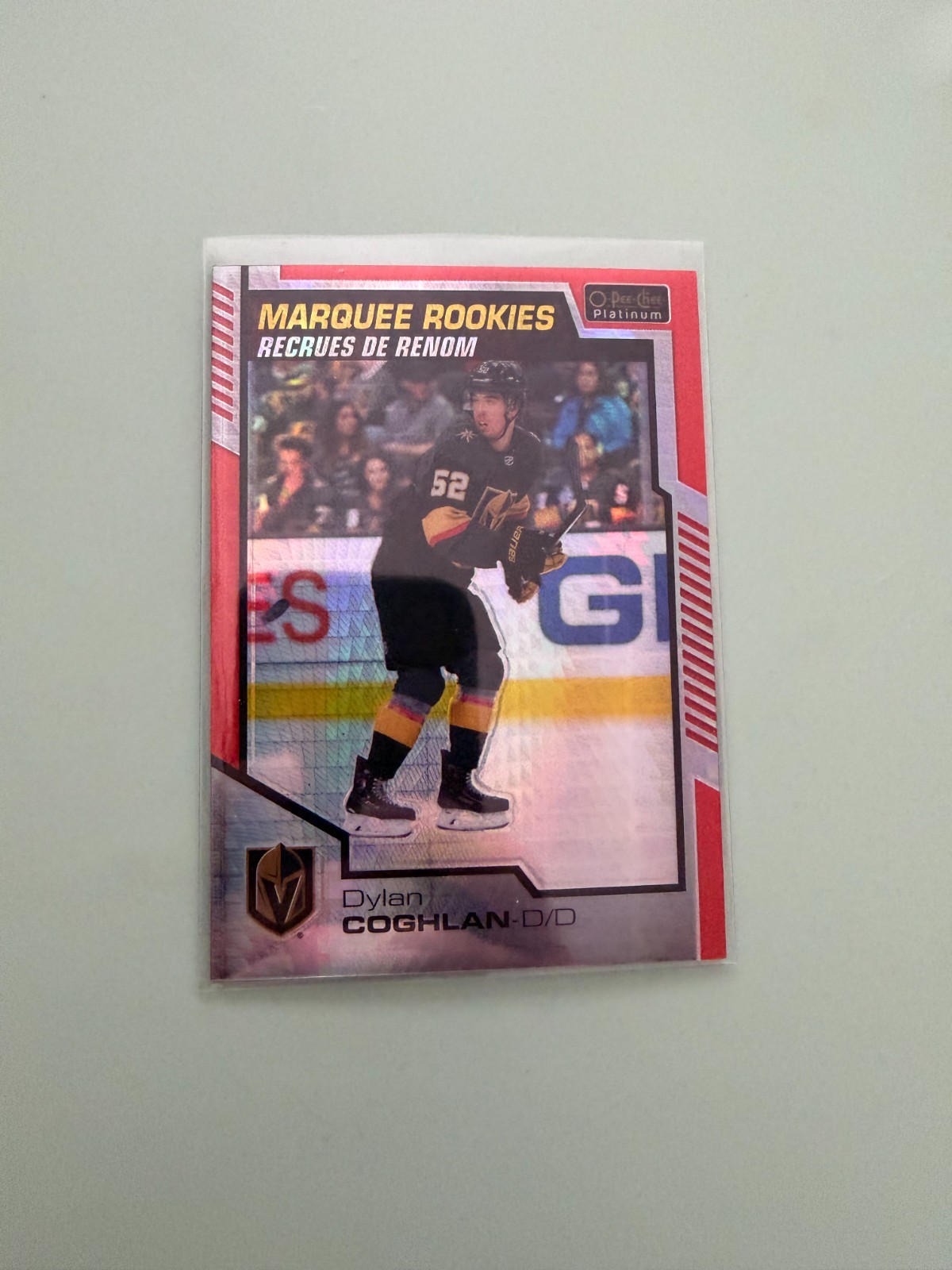 2020-21 O-Pee-Chee Platinum Red Prism #176 - Marquee Rookies Dylan Coghlan /199