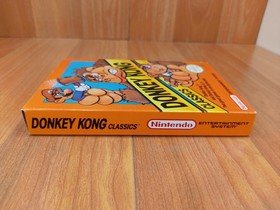 Nr MINTY BOX CIB Donkey Kong Classics complete in nes Collector lot CLEAN A+