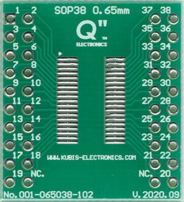 SSOP38, TSSOP38 0.65mm(0.026'') to 2 x IDC2x10 [US]