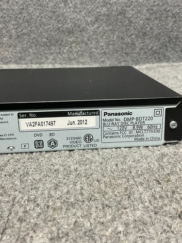 Panasonic 3D Blu-Ray Disc Player DMP-BDT220 HDMI 1080p Dolby Digital - Black - 第 15/16 張圖片