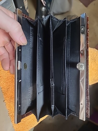 NARMI croc long wallet - Picture 4 of 4
