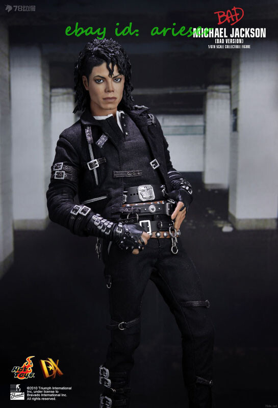ホットトイズ　マイケル・ジャクソン　バッド版　DX03 開封済み美品　匿名配送 Hot Toys 1/6 Dx03 Michael Jackson Bad Ver Action Figure New