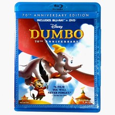 Walt Disney's - Dumbo (Blu-ray/DVD, 1941, Full Screen,  70th Anniv. Ed)