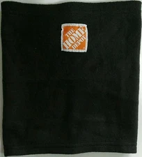 Neck Gaiter Home Depot Logo Black Orange Box DIY Skiing Winter Sports HGTV