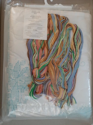 Dimensions Sweet Prayer Baby Quilt Stamped Cross-Stitch Blanket Kit Now I Lay Me - Picture 2 of 3