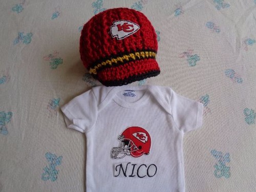 New Handmade Crochet Kansas City Chiefs 