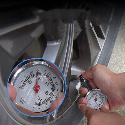 Reifendruckprüfer Manometer Luftdruck Reifendruckmesser Auto Motorrad 7,5 Bar AE - Bild 8 von 13