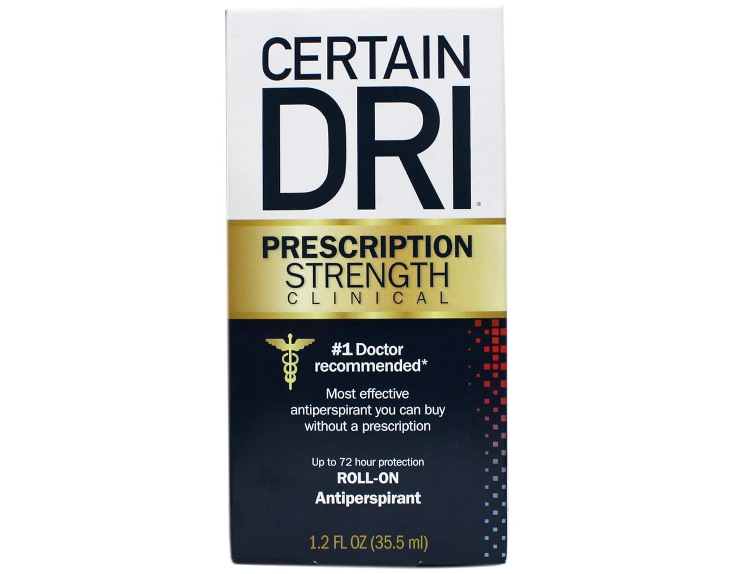 Certain Dri Clinical Antiperspirant 1.2 Ounce Pack Of 3 Prescription Strength