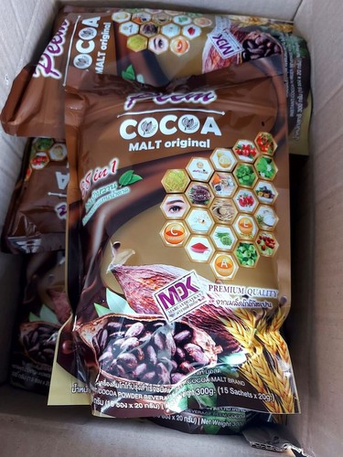 Peem Cocoa Malt Original 38 in1 Herb Instant Mixed Powder Healthy Lover 6X - Picture 14 of 14