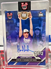 2024-25 Bowman U Now Basketball Hailey Van Lith /49 Auto Autograph #83B TCU Sky!