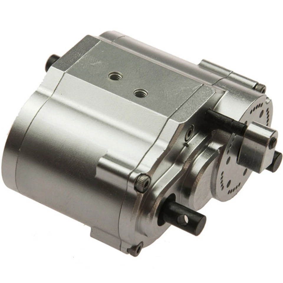 Metal 2 Speed Verteilergetriebe Transfer Case Gearbox Für D90 1/10 RC Crawler - Bild 2 von 4