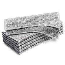 Bamboo Charcoal Dish Cloths Reusable Cleaning Cloths Super Absorbent, 6 Pack