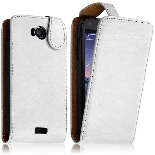 Housse coque etui rabattable pour Wiko Cink Peax + stylet + 1 film de protection - Photo 2 sur 3