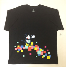 BNWT Disney Parks Mickey Mouse Short Sleeve t-shirt Black Sz XL