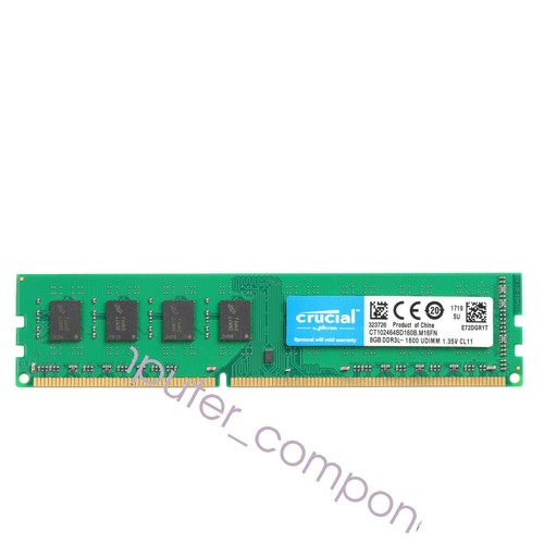Crucial 8GB 1600MHz DDR3L UDIMM 240-Pin RAM Desktop CL11 1.35V 2Rx8 LOT Memory - Picture 12 of 15
