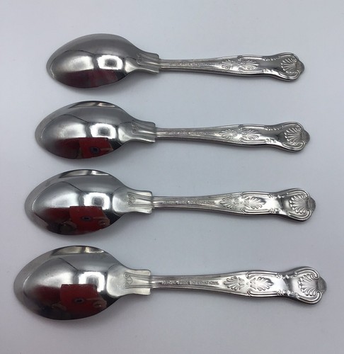 Lot of 4 - Arthur Price Demitasse Spoons - Stainless Flatware Replacements - Picture 3 of 5