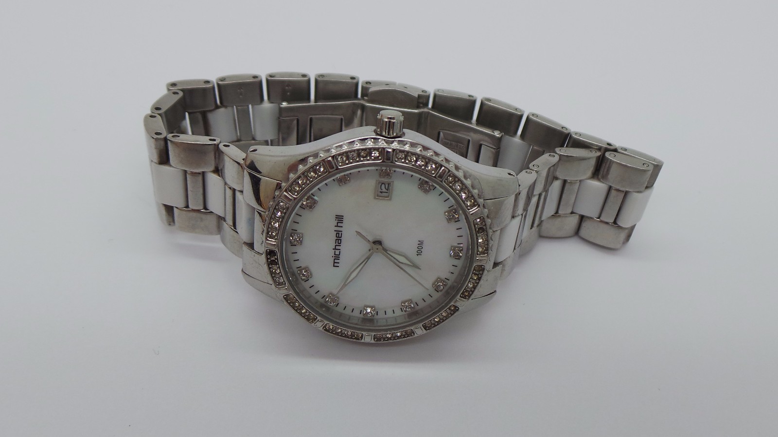 Stainless Steel Michael Hill Diamond Watch STUNNING LADIES