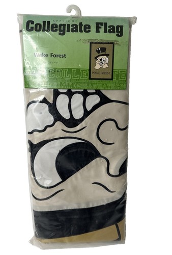 Wake Forest Demon Deacons Wordmark Garden Flag - 13"x18" Double Sided Polyester, Officially Licensed - View #2