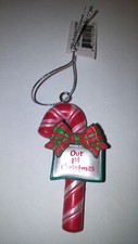 GANZ CANDY CANE PERSONALIZED CHRISTMAS ORNAMENT "OUR 1st CHRISTMAS